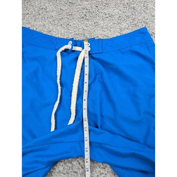 Abercrombie & Fitch Shorts Men Large Blue Trunks Surf Summer Beach Drawstring - Picture 6 of 9